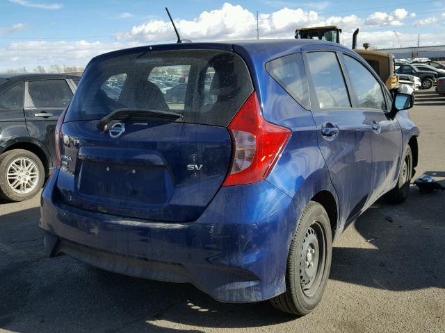 3N1CE2CP2HL353943 - 2017 NISSAN VERSA NOTE BLUE photo 4