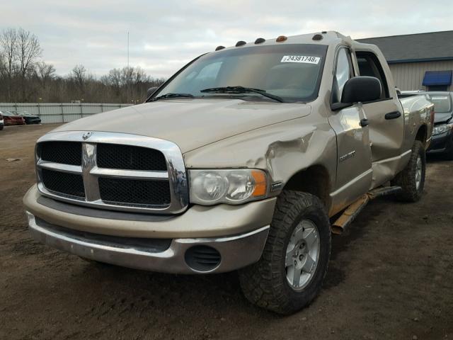 1D7HU18D74S663179 - 2004 DODGE RAM 1500 S GOLD photo 2