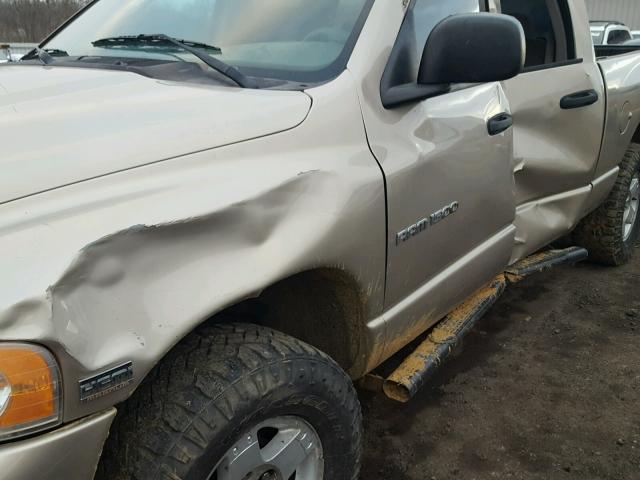 1D7HU18D74S663179 - 2004 DODGE RAM 1500 S GOLD photo 9