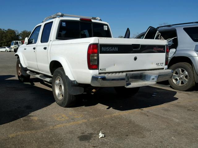 1N6ED27T5YC364377 - 2000 NISSAN FRONTIER C WHITE photo 3