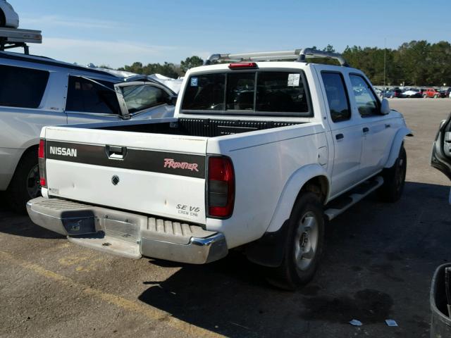 1N6ED27T5YC364377 - 2000 NISSAN FRONTIER C WHITE photo 4