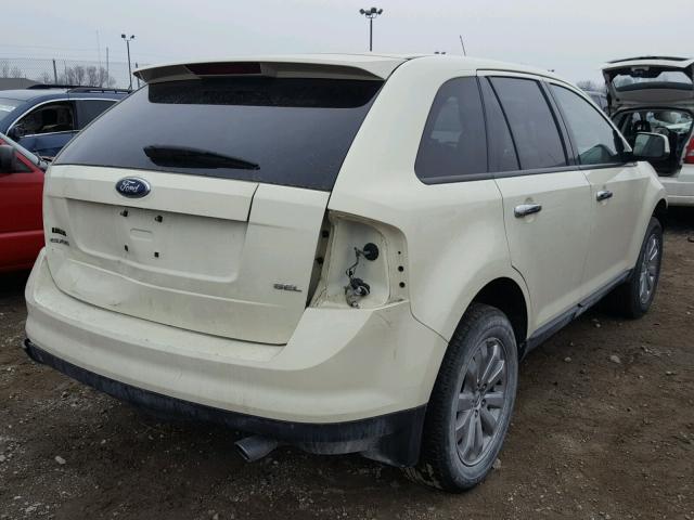 2FMDK39C67BB21534 - 2007 FORD EDGE SEL P CREAM photo 4