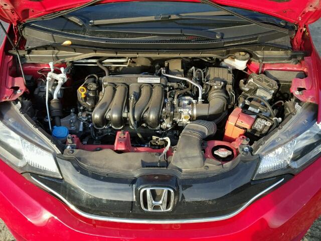 JHMGK5H74GX035468 - 2016 HONDA FIT EX RED photo 7