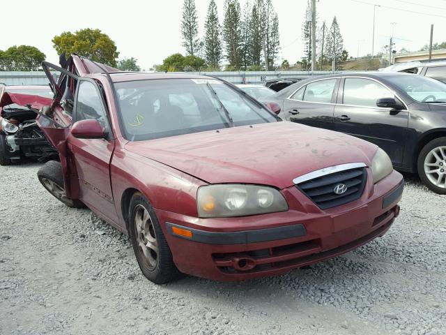 KMHDN56D65U137028 - 2005 HYUNDAI ELANTRA GL BURGUNDY photo 1