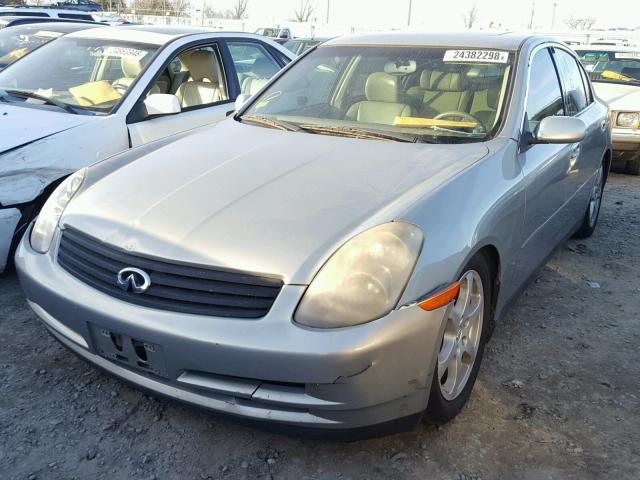 JNKCV51E63M326757 - 2003 INFINITI G35 SILVER photo 2