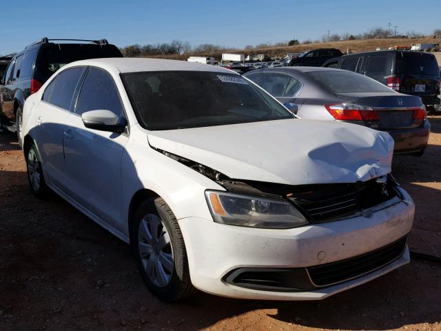 3VWDP7AJ0DM392412 - 2013 VOLKSWAGEN JETTA SE WHITE photo 1