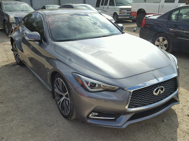 JN1EV7EK1HM363070 - 2017 INFINITI Q60 PREMIU GRAY photo 1