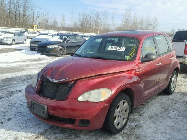 3A4FY58B66T322668 - 2006 CHRYSLER PT CRUISER RED photo 2