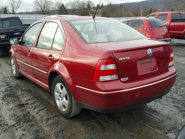 3VWSK69M44M113574 - 2004 VOLKSWAGEN JETTA GLS RED photo 3