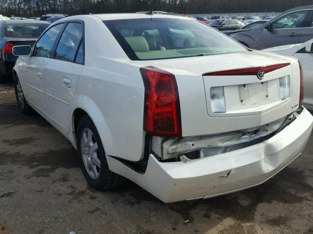 1G6DM57T070100292 - 2007 CADILLAC CTS WHITE photo 3