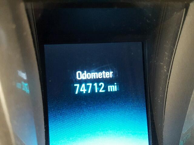 1G11H5SA7DF238343 - 2013 CHEVROLET MALIBU LTZ ნაცრისფერი ფოტო 8