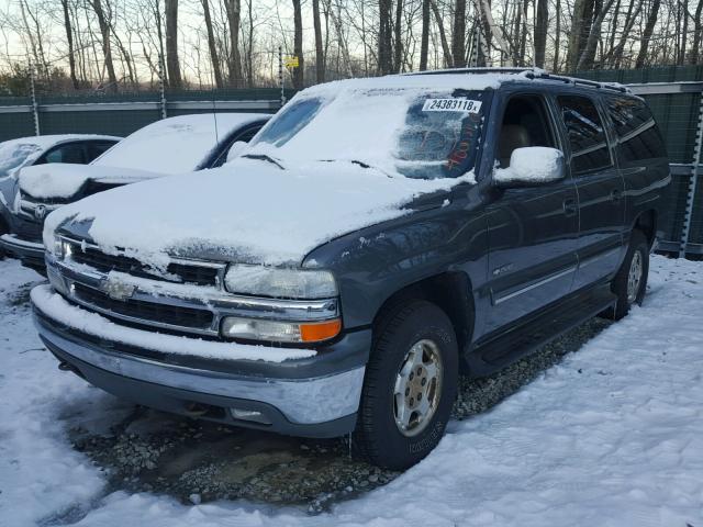 3GNFK16T1YG202730 - 2000 CHEVROLET SUBURBAN K GRAY photo 2