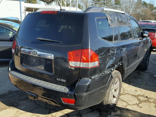 KNDJJ742595039253 - 2009 KIA BORREGO LX BLACK photo 4