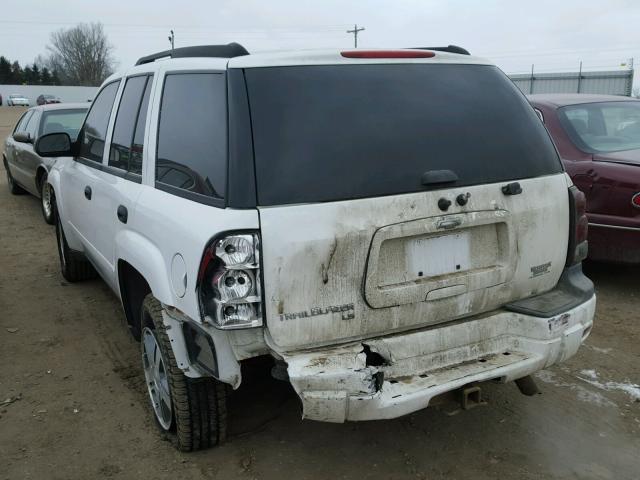 1GNDT13S662308001 - 2006 CHEVROLET TRAILBLAZE WHITE photo 3