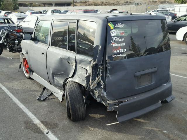 JTLKT334154000173 - 2005 TOYOTA SCION XB 灰色 照片 3