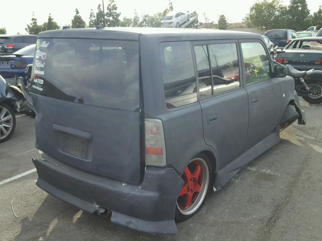 JTLKT334154000173 - 2005 TOYOTA SCION XB 灰色 照片 4