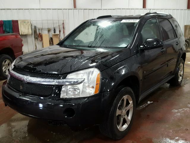 2CNDL73FX76074606 - 2007 CHEVROLET EQUINOX LT BLACK photo 2