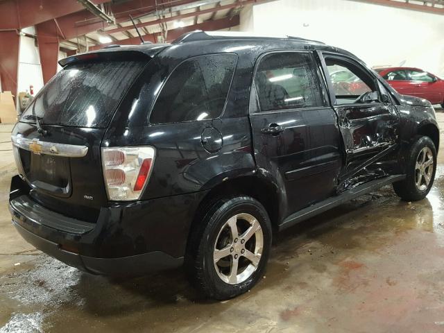 2CNDL73FX76074606 - 2007 CHEVROLET EQUINOX LT BLACK photo 4