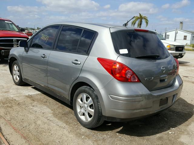 3N1BC1CP1CK811529 - 2012 NISSAN VERSA S SILVER photo 3