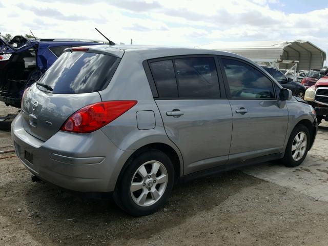 3N1BC1CP1CK811529 - 2012 NISSAN VERSA S SILVER photo 4