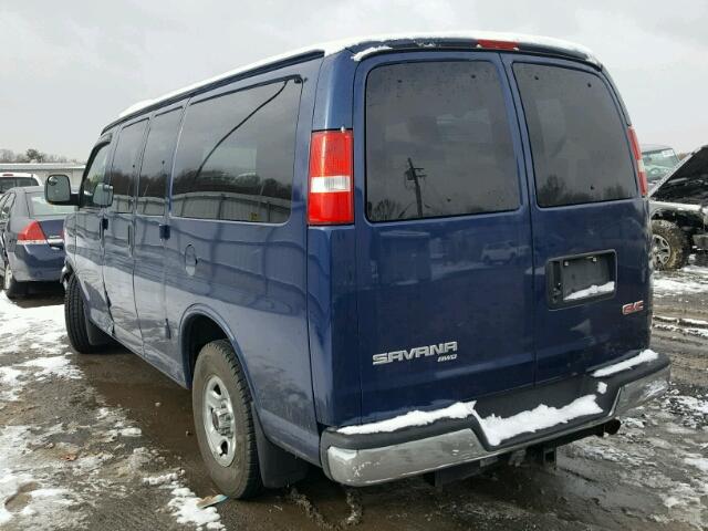 1GKFH15T131235666 - 2003 GMC SAVANA G15 BLUE photo 3