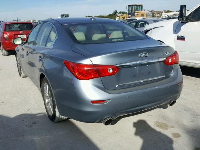 JN1EV7AP8GM304310 - 2016 INFINITI Q50 PREMIU SILVER photo 3