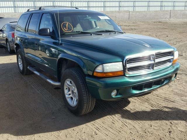 1D4HS48N53F545474 - 2003 DODGE DURANGO SL GREEN photo 1