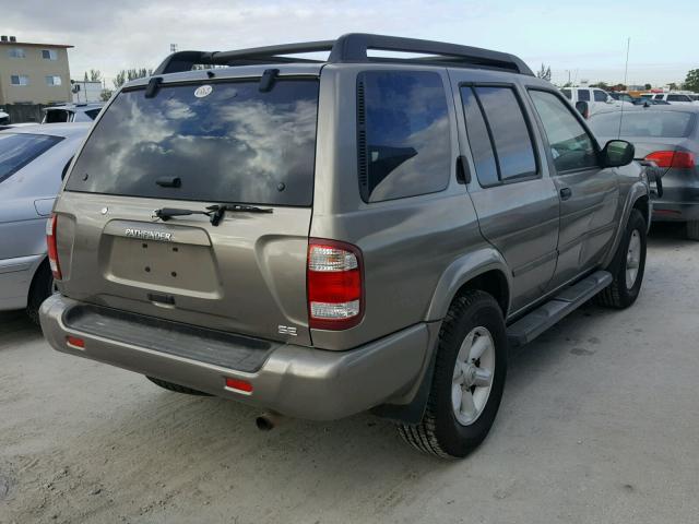 JN8DR09Y53W832309 - 2003 NISSAN PATHFINDER BEIGE photo 4