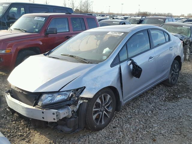 19XFB2F81FE078543 - 2015 HONDA CIVIC EX Gümüş foto 2