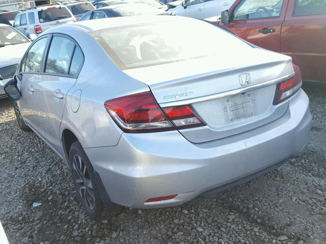 19XFB2F81FE078543 - 2015 HONDA CIVIC EX Gümüş foto 3