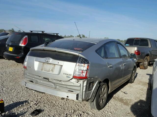 JTDKB20U150124402 - 2005 TOYOTA PRIUS SILVER photo 4