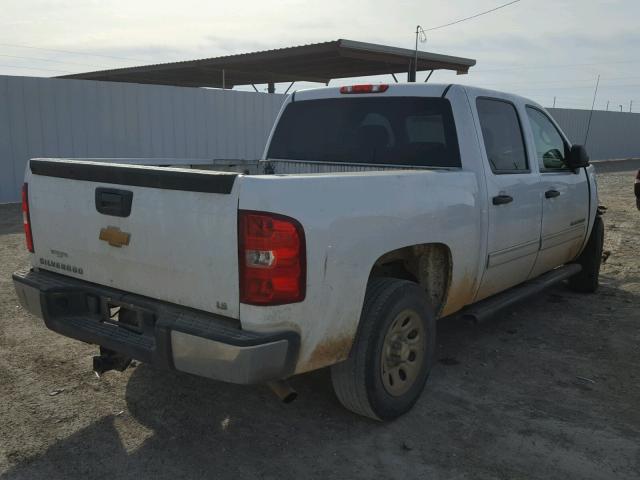 3GCPCREA3DG370629 - 2013 CHEVROLET SILVERADO WHITE photo 4