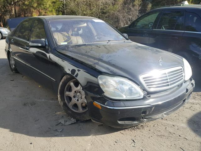 WDBNG75J11A180577 - 2001 MERCEDES-BENZ S 500 BLACK photo 1