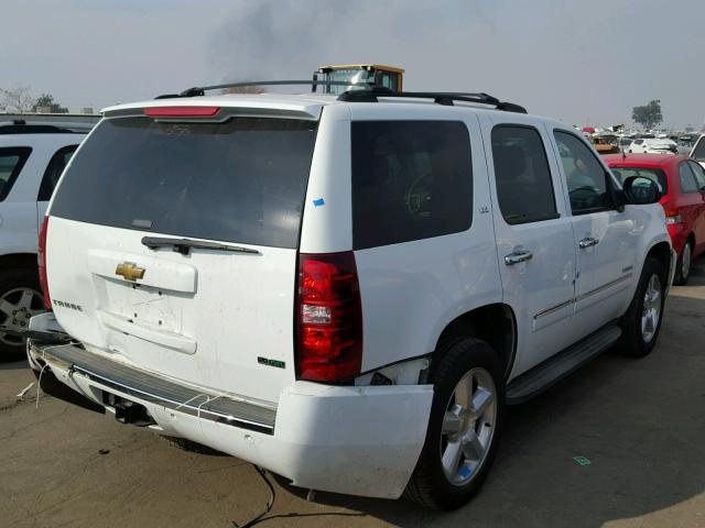 1GNSKCE07BR253321 - 2011 CHEVROLET TAHOE K150 WHITE photo 4