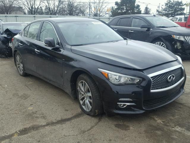 JN1BV7AR3EM683685 - 2014 INFINITI Q50 BASE BLACK photo 1