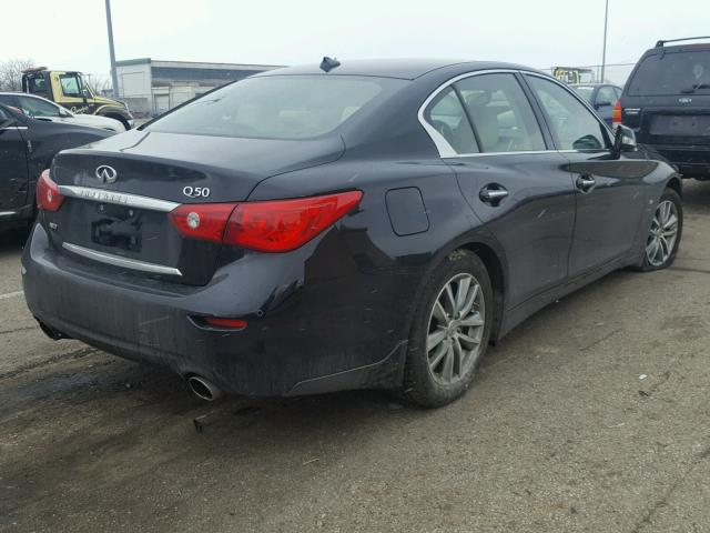 JN1BV7AR3EM683685 - 2014 INFINITI Q50 BASE Negro foto 4