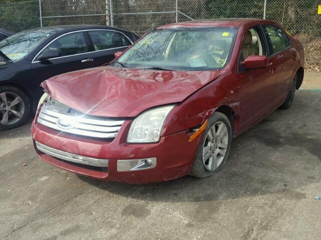 3FAHP08Z28R209467 - 2008 FORD FUSION SEL RED photo 2