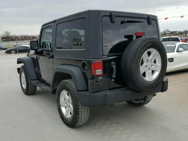 1C4GJWAG2DL526435 - 2013 JEEP WRANGLER S BLACK photo 3