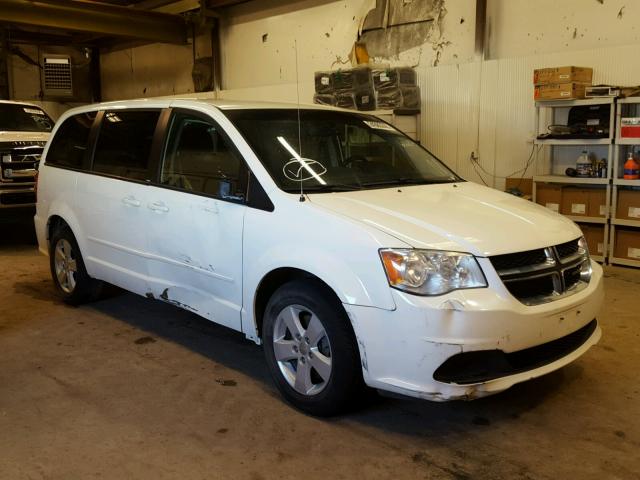 2C4RDGBG7DR616658 - 2013 DODGE GRAND CARA WHITE photo 1