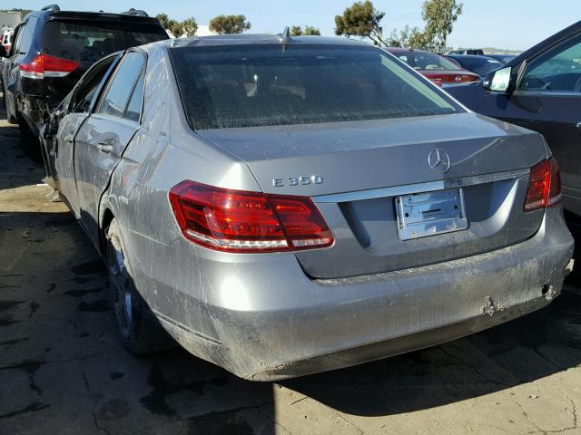 WDDHF5KB9EA847670 - 2014 MERCEDES-BENZ E 350 GRAY photo 3