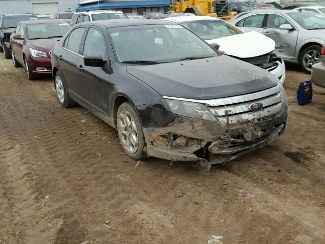 3FAHP0HA0BR106906 - 2011 FORD FUSION SE BLACK photo 1