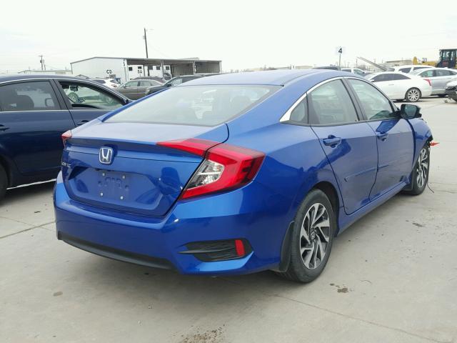 19XFC2F76GE075501 - 2016 HONDA CIVIC EX BLUE photo 4