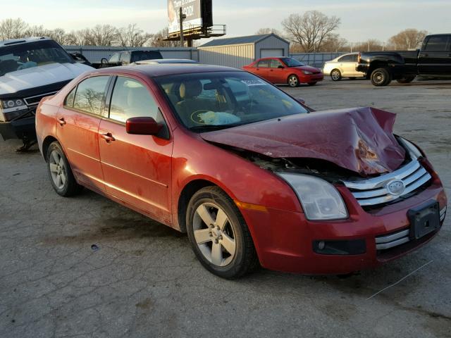 3FAHP07Z67R219693 - 2007 FORD FUSION SE RED photo 1