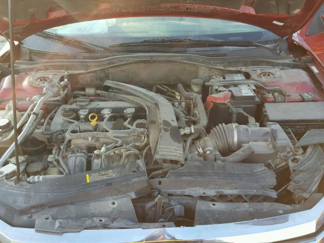 3FAHP07Z67R219693 - 2007 FORD FUSION SE RED photo 7