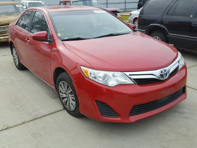 4T4BF1FK7DR298133 - 2013 TOYOTA CAMRY L RED photo 1