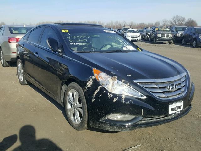 5NPEC4AC3DH603305 - 2013 HYUNDAI SONATA SE BLACK photo 1