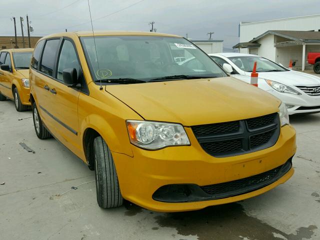 2C4JRGAG8DR534678 - 2013 RAM TRADESMAN YELLOW photo 1