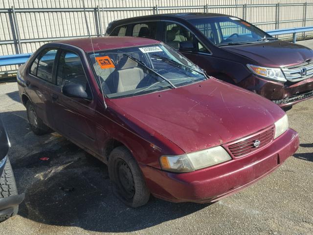 3N1AB41D1SL005031 - 1995 NISSAN SENTRA XE RED photo 1
