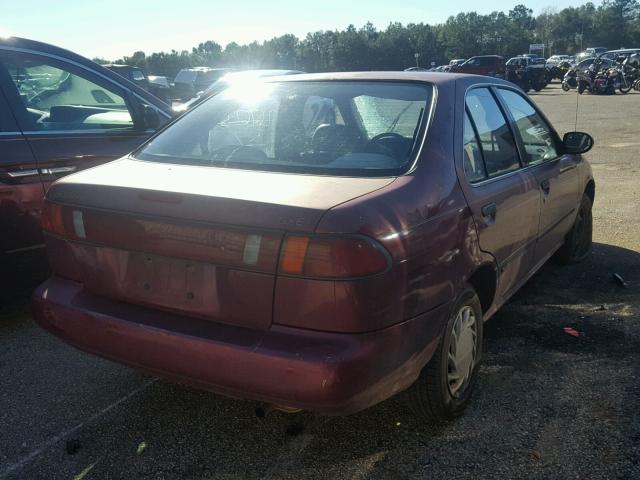 3N1AB41D1SL005031 - 1995 NISSAN SENTRA XE RED photo 4