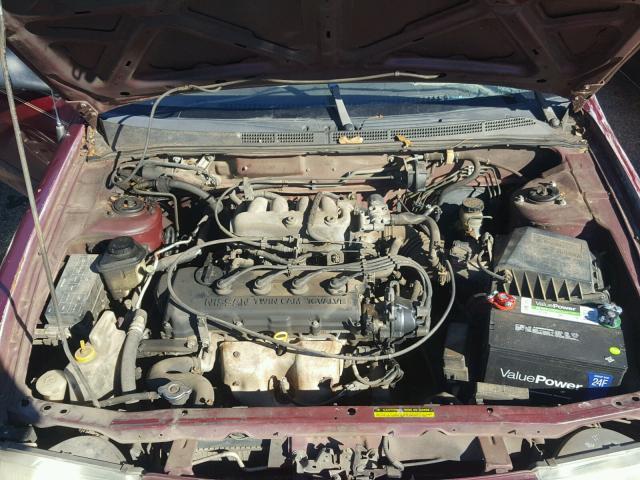 3N1AB41D1SL005031 - 1995 NISSAN SENTRA XE RED photo 7